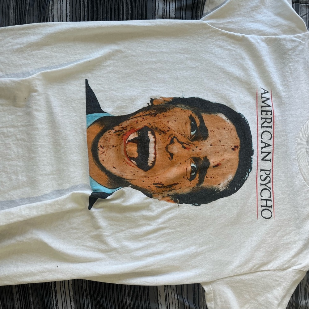 American Psycho Graphic White T-Shirt